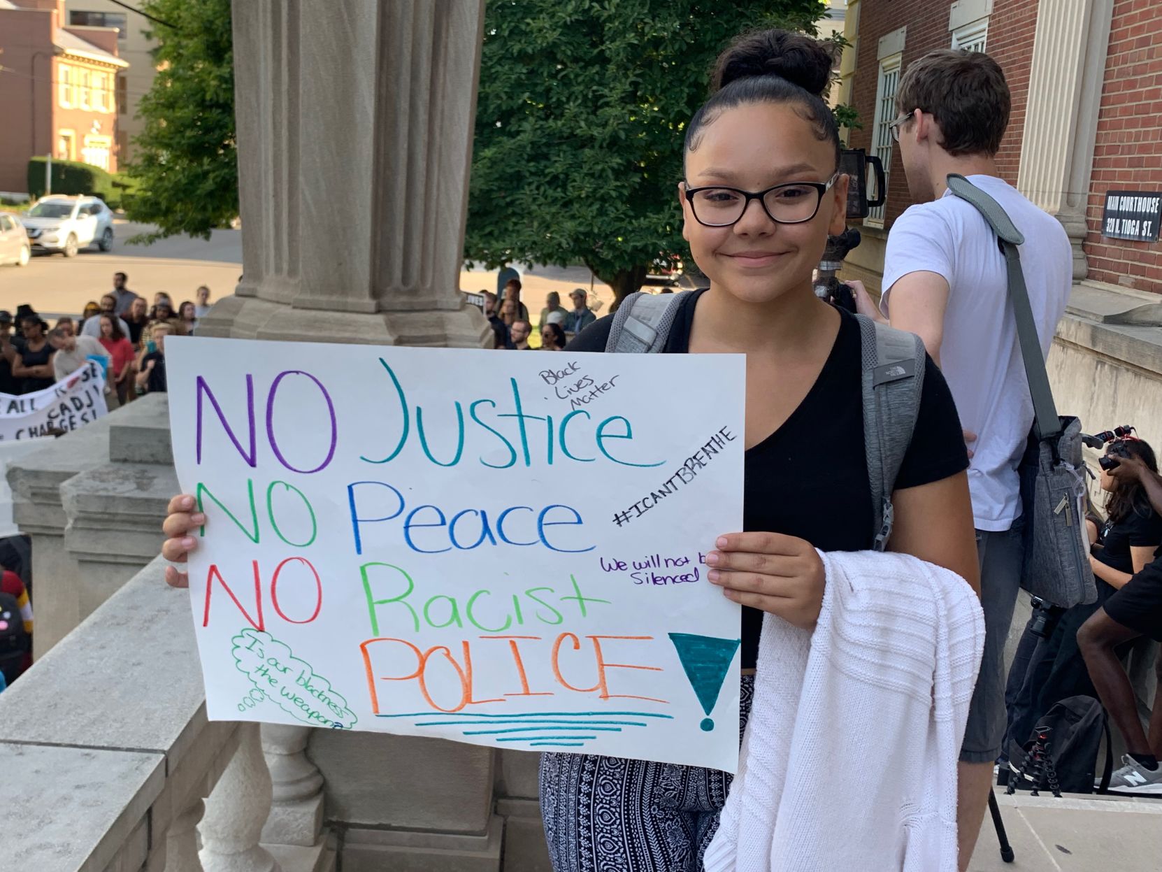 Rose Degroat protest 2